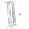 Aluminum Car License Plate Frame - Adjustable Rotating Holder For Solid Number Plates With Racing Design 