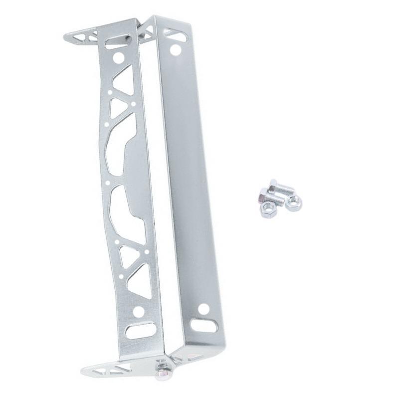 Aluminum Car License Plate Frame - Adjustable Rotating Holder For Solid Number Plates With Racing Design 