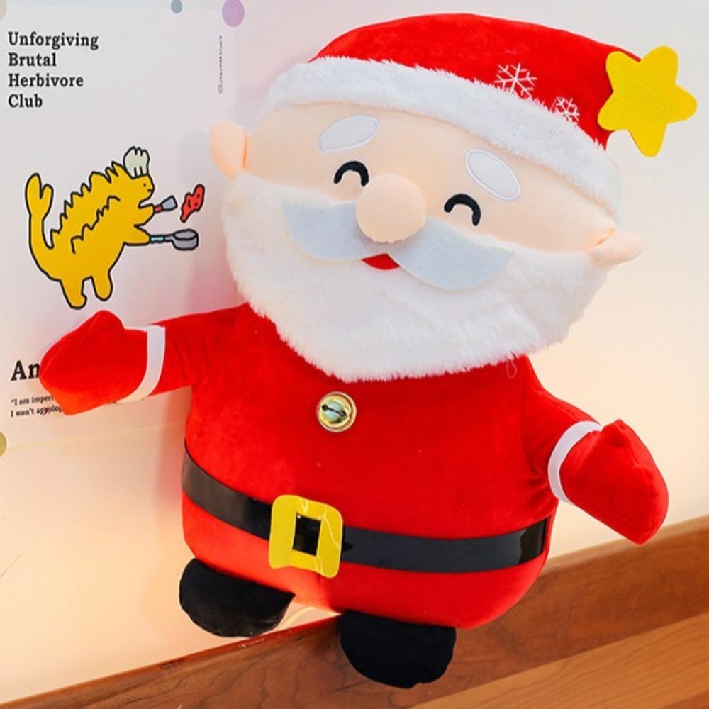 Christmas Tree Christmas Series Plush Toys Snowman Santa Claus Elk Plush Doll Ins   Home Decoration