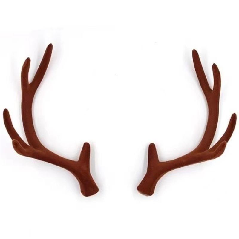 Simulation Resin Antler Headpiece for Cosplay and Theme Party Easy To Use Christmas Theme Headband Making Accessories