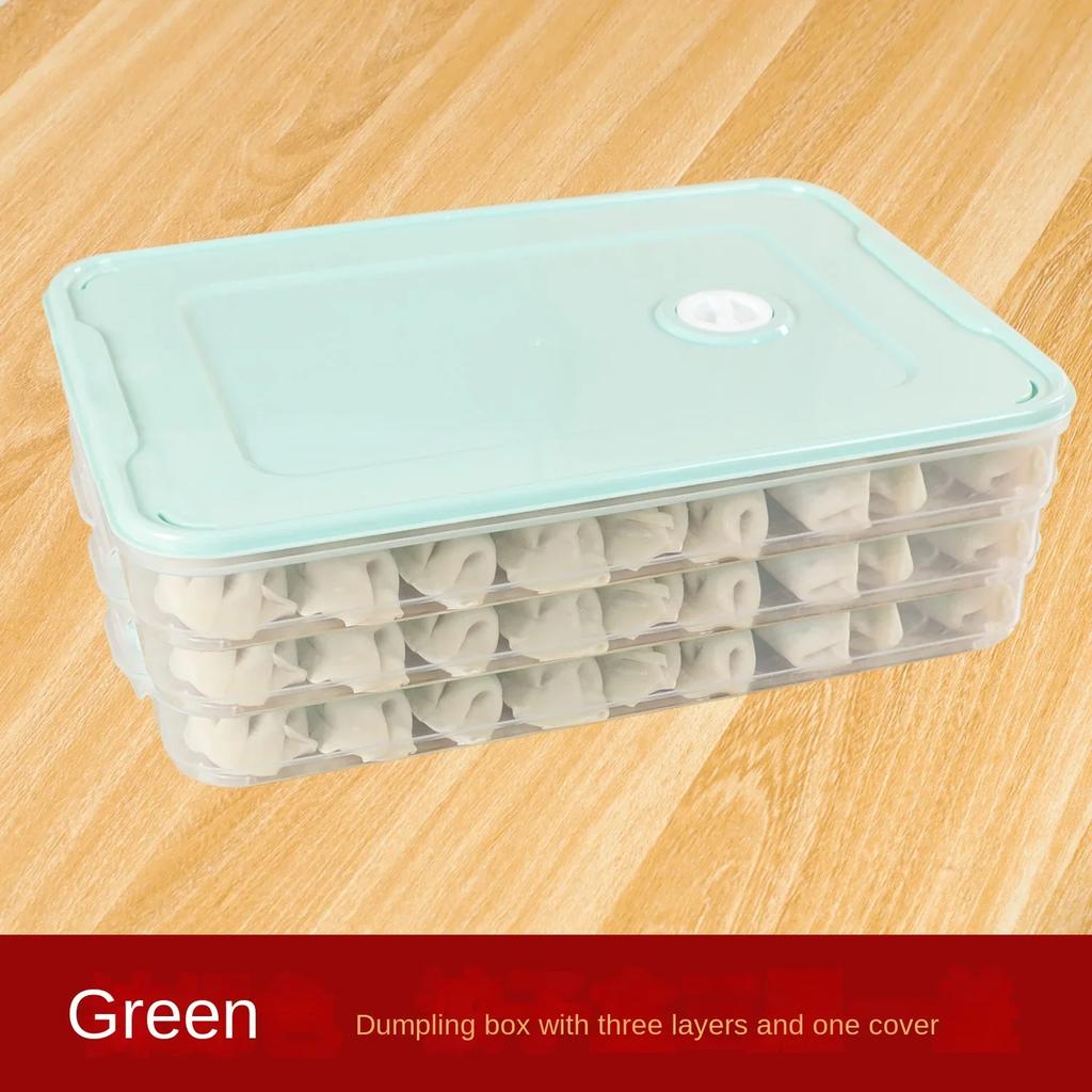 Frozen Dumpling Box Frozen Box Household Food-grade Sealed Crisper Refrigerator Storage Box
