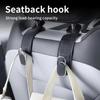 Double Hooks Car Seat Hook Leather Car Organizer Hook New Seat Back Hook  Vehicles