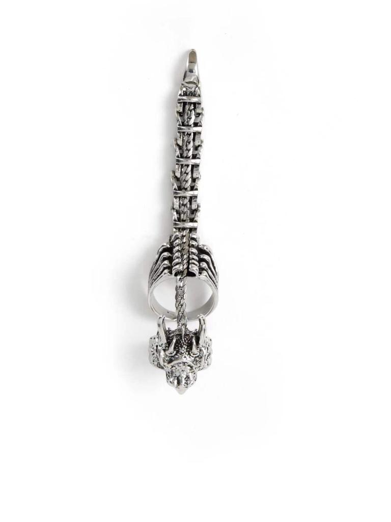 Bague Scorpion Rétro: Punk Hip-Hop Mobile pour Homme Design Ouvert