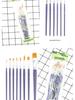 Beibiao 8-Piece Nylon Brush Set for Watercolor, Gouache, Acrylic, and Oil Painting