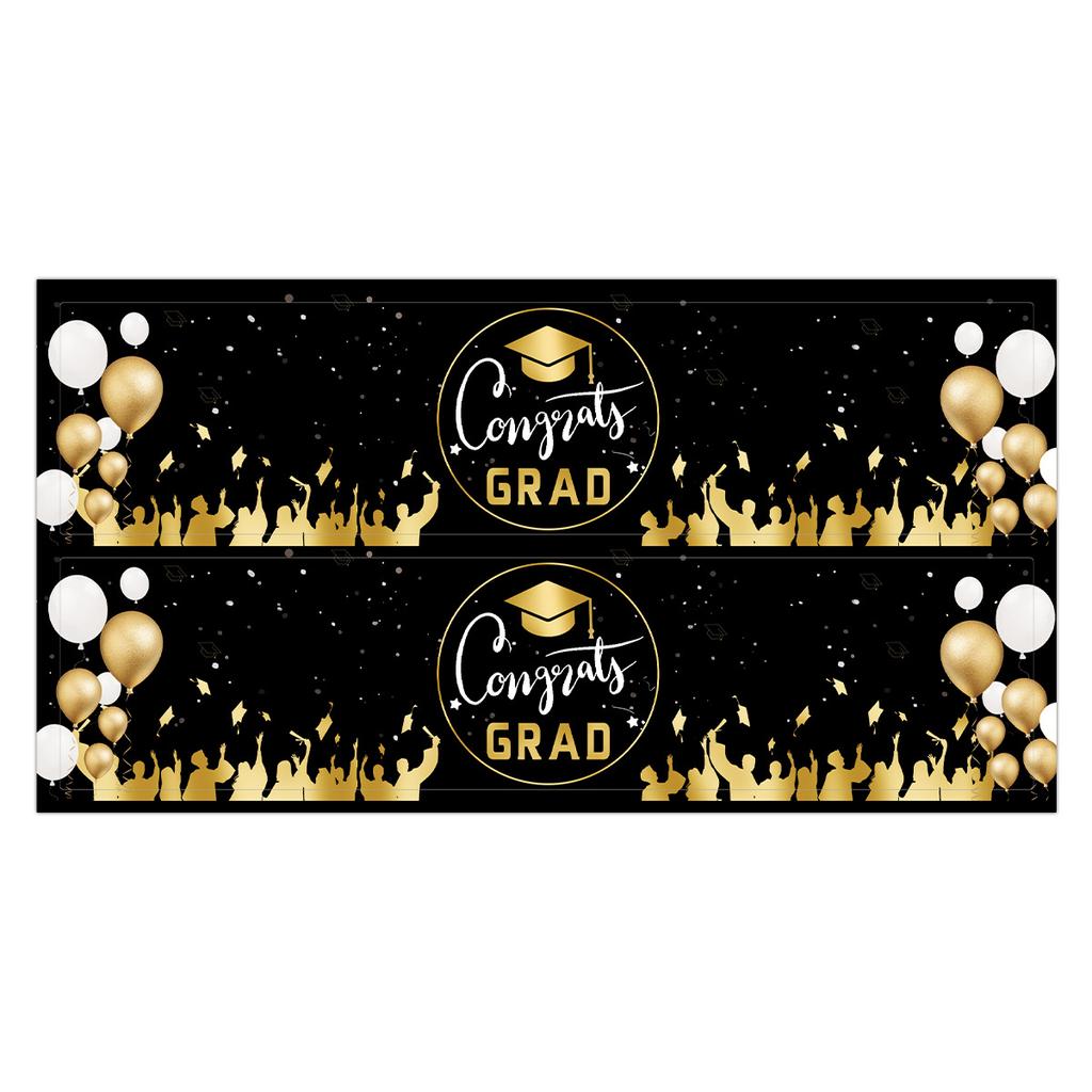 10Pcs Graduation Water Bottle Stickers Labels, Graduation Party Decorations Supplies for Graduates, Student Party Favor Seals