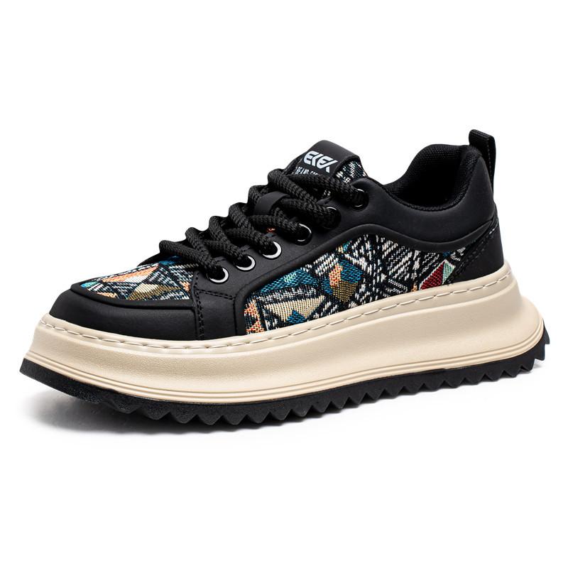 

Spring and autumn breathable thick-soled heightening low-top men s shoes sports and leisure dad shoes personalized youth jogging shoes trendy shoes 39