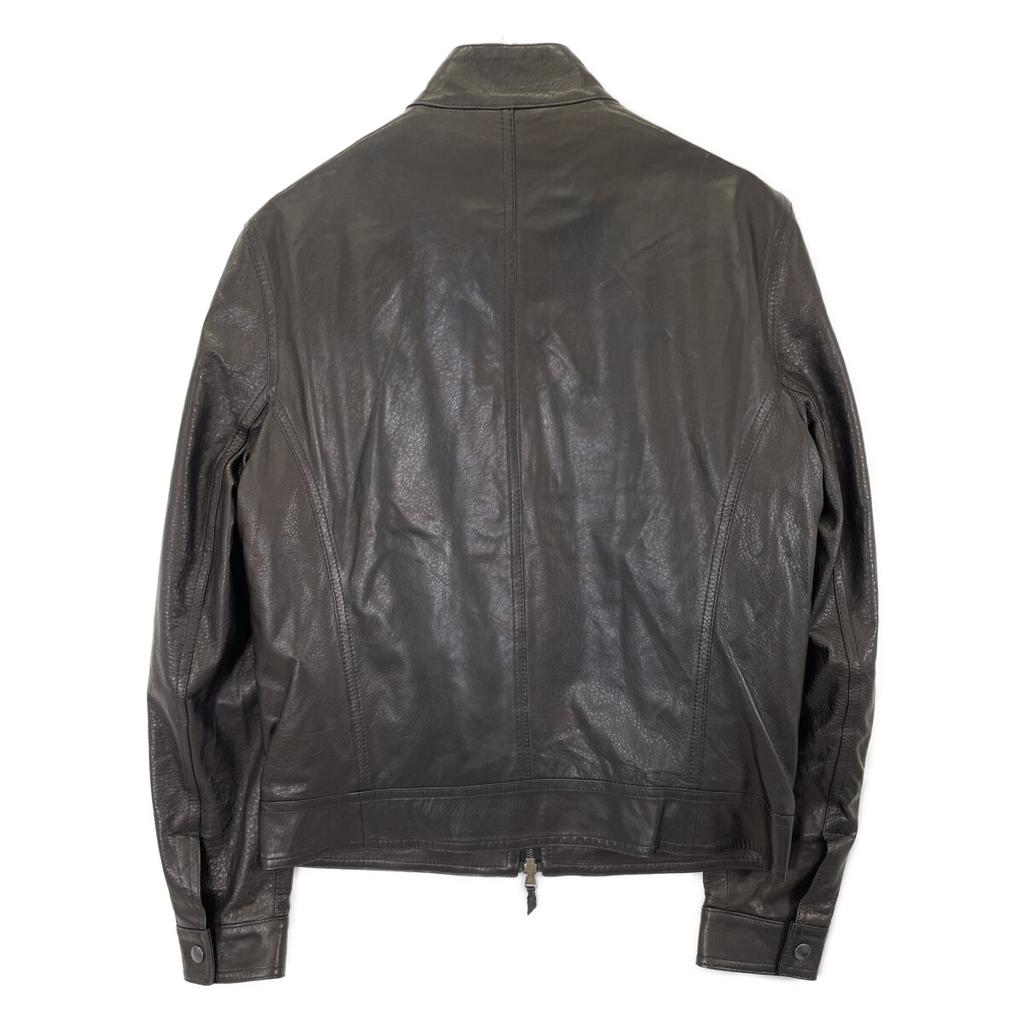 EMMETI BEAMS Exclusive 24-18-0010-309 JURI Black Lambskin Single Rider's Jacket Jacket 48 blackUsed