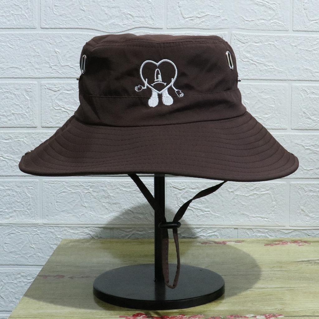 Amazon Hit Un Verano Sin Ti Fisherman's Hat European and American Bad Bunny Big-brimmed Sun Hat Men