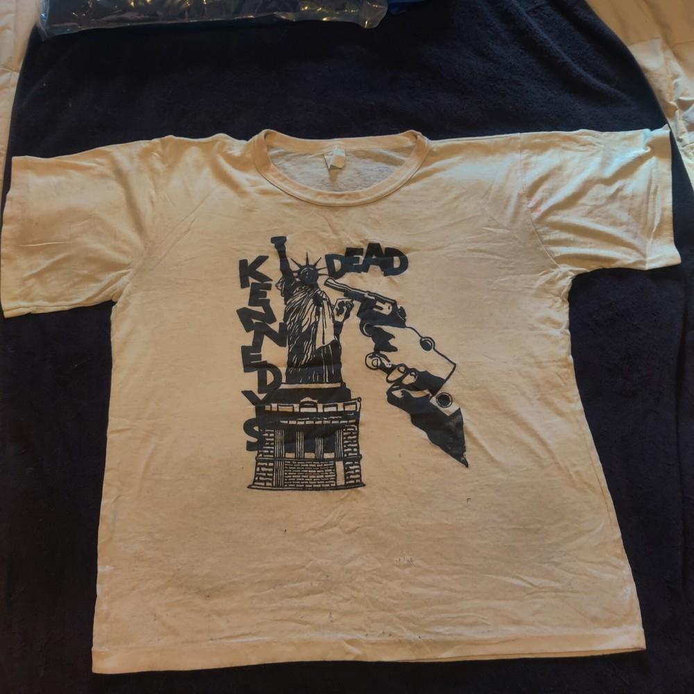 Rare DEAD KENNEDYS Band WHite Vintage Style Shirt Unisex Concert S5XL R175 Unisex T-Shirt XXXXL