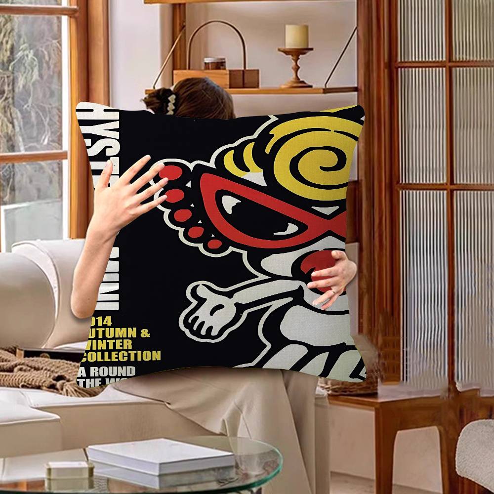 Japan Mode Hysteric Mini Kissenbezug Polyester Sofakissen Dekorative Wurfkissen Heimdekoration Kissenbezug