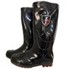 Unisex High-Top Rubber Rain Boots - Protective Water-Resistant Shoes for Outdoor Activities and Fishing