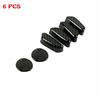 6x Carbon Fiber Seat Adjust Handle Button Cover Trim For Ford Explorer 2020-2024