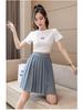 Women's Plus Size Summer Chiffon Culottes: Wide-Leg, Slimming, Anti-Exposure Shorts