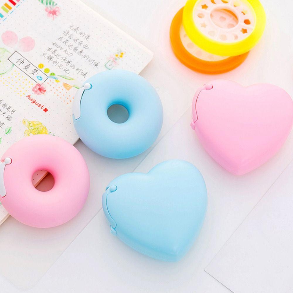 Plastic Tape Dispenser Stationery Tape Holder Multi-functional Tapes Cutter  Student
