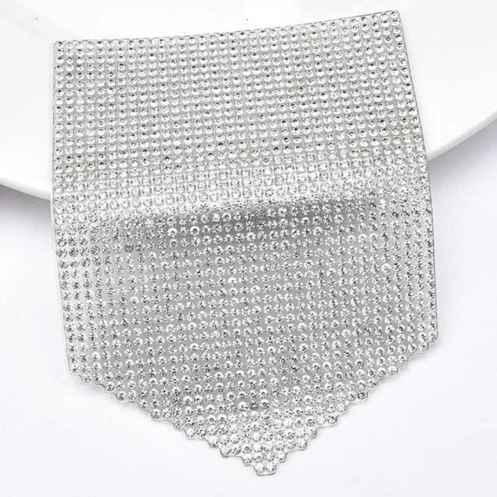 Luxury Rhinestone Patches Jean Applique Clothing Print Bling Crystal Pocket Sticker Rhinestone Transfer Motif Diy Decoration