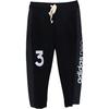 Neo M CS 3/4 F M TP Lifestyle Series Lace Letter Number Comfortable Casual Pants Men Bottoms Black DW8134
