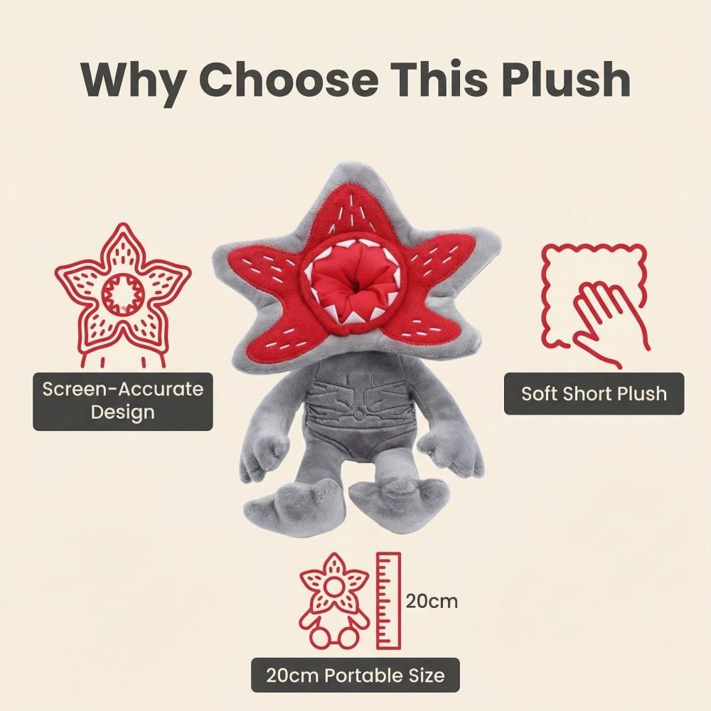 

Vintage Fantasy Style Stranger Things Carnivorous Flower Plush Doll Gentle Adorable Skin Friendly Fabric Stuffed Toy Home Decoration