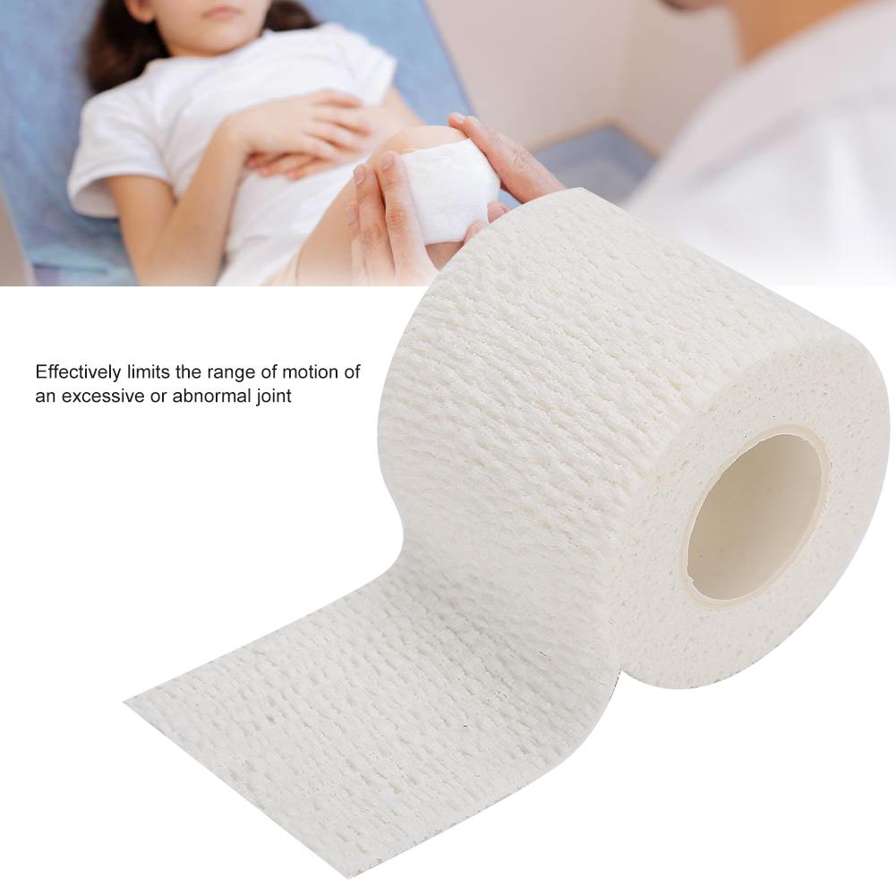 Sports Protective Bandage Pure Cotton Wrist Elbow Ankle Finger Care Tape Bandage White