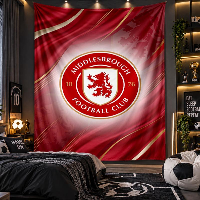 Wandbehang Tapisserie Middlesbrough Drucktuch für Wohnzimmer Schlafzimmer Heimdekoration