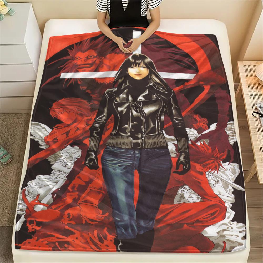 1Pc Cartoon Print Flannel Blanket, High Quality Comfortable for All Seasons, Home Decor, Warmth and Comfort, Perfect for Christmas Birthday Gift