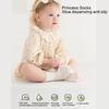 Children Socks with  Not  Slip Bottom & Lace Bowknot Toddler Safety Socks Smooth Stitching Socks for 1 to 5 Years