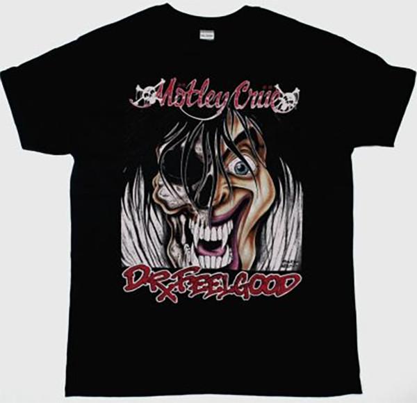 Mötley Crüe Dr. Feelgood Global Rock Legends Tour New Black Collector’s TShirt Unisex T-Shirt XXXXL