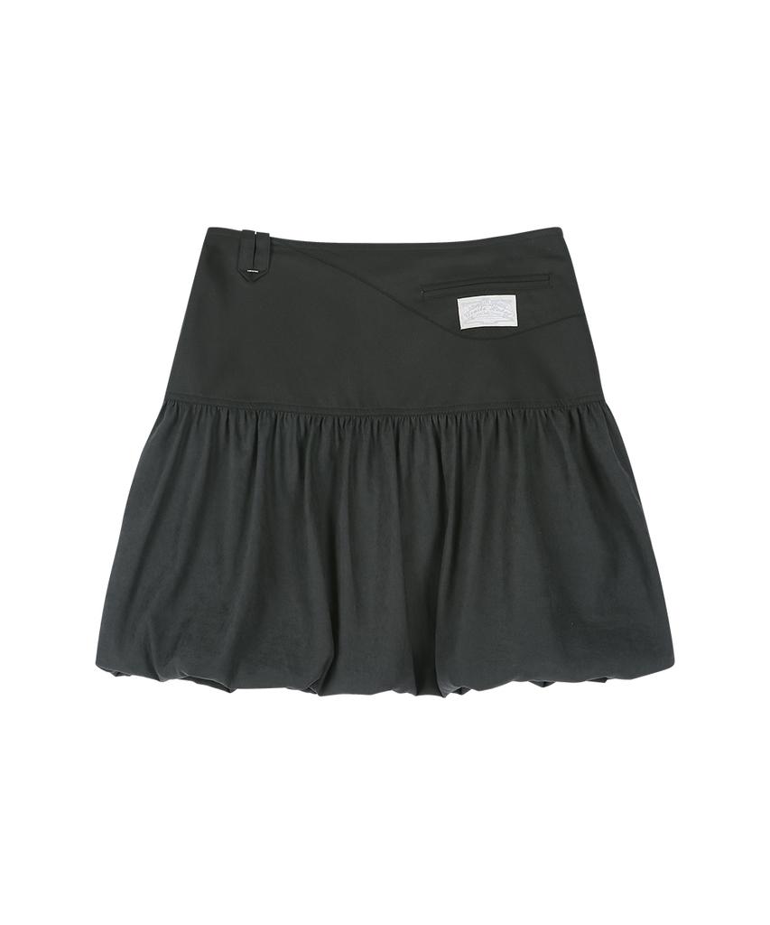 GRAILZ Layered Puff Skirt [Black]