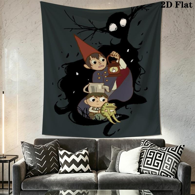 Over the Garden Wall Wall Tapestry Aesthetic Wall Hanging Printed Fabric Blanket Decorative Tapestries for Bedroom Living Room Home Decor