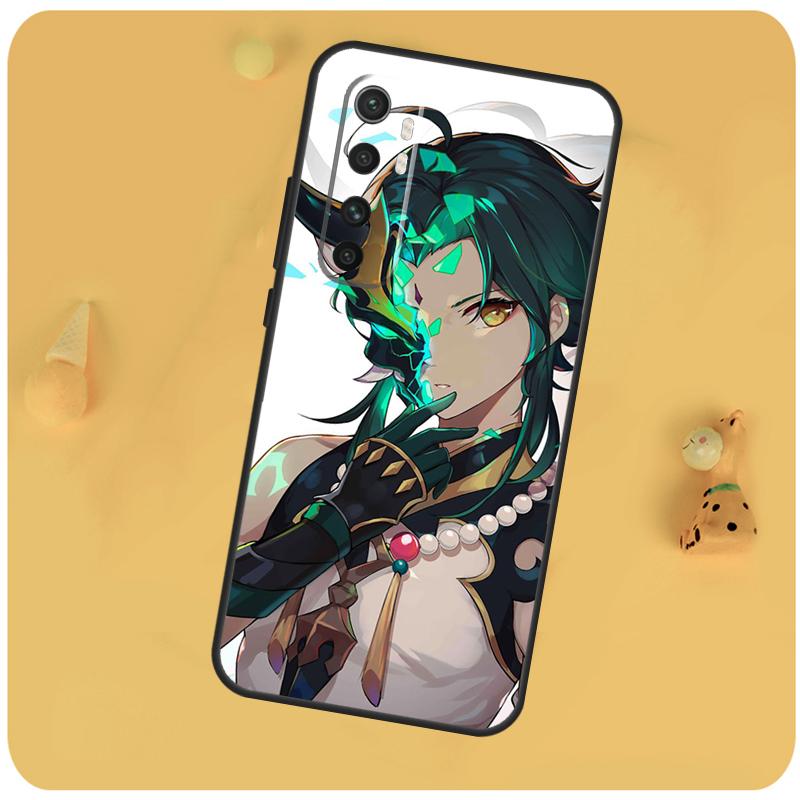 Genshin Impact Xiao Cover For Xiaomi 14 13 15 Ultra 11T 12T 13T 14T Pro POCO X7 X6 Pro X3 X5 F5 F6 M6 Pro Case