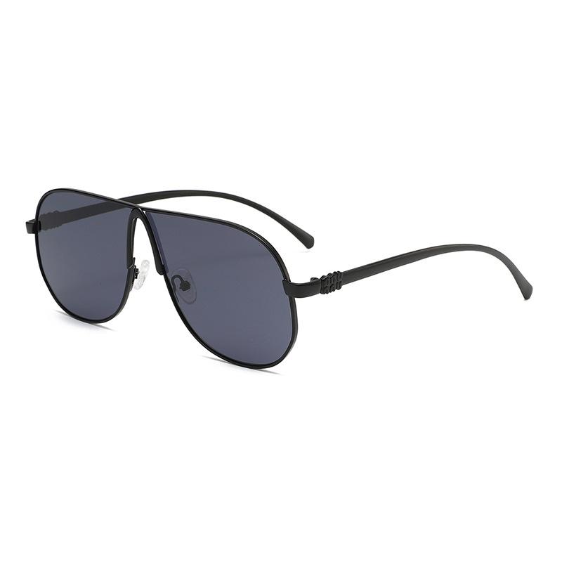 2335 Oversized Metal Pilot Sunglasses for Men Women, Stylish Butterfly Aviator Sun Glasses, Fashion Personalized Shades 603383