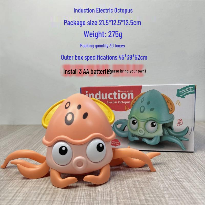 Children's Electric Snail Toy with Projection, Sound, Light, and Automatic Obstacle Avoidance