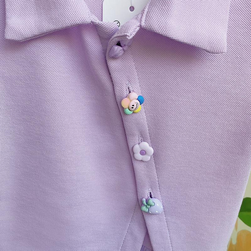 Fishy Fun Summer Wear: Baby Girl Short Sleeve Top + Shorts Set RX1107