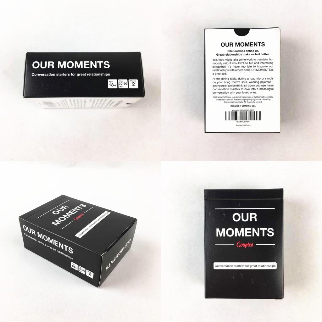 Ons Fun Moments Koppel Desktop Denkkaartspel Voor Verbetert Relaties