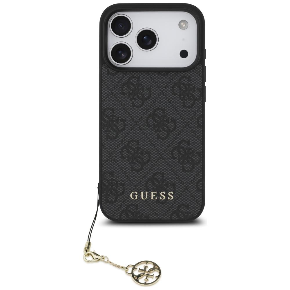 Guess 4G Charms Collection MagSafe case for iPhone 17 Pro black