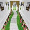 3D Three-dimensional Corridor Long Carpets Grass Stone HALLWAY Rug Can Be Customized Runner Carpet Paved Pastoral Road Stair Mat