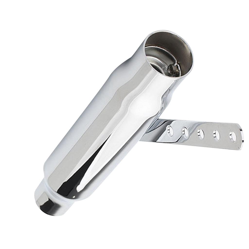 Motorcycle Exhaust Pipe Stainless Steel Noise Reduction Muffler Silencer Pipe Universal for Motorbike
