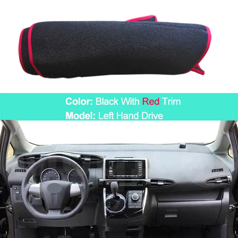 Car Inner Dashboard Cover Dash Mat Carpet For Toyota  2010 - 2018 Dashmat Sun Shade 2017 2016 2015 2014 2013 2012 2011