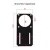 Staffa per Motore Passo-Passo Servo per Montaggio Orizzontale (Modelli 42/57/60/86/110DSDB)