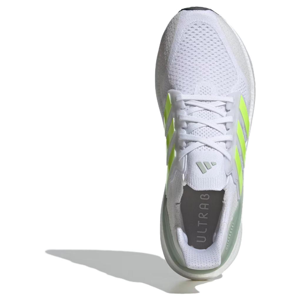 adidas Ultraboost 5.0 Comfortable Fabric Slip Resistant And Breathable Low Top Casual Running Shoes Men's Silver White JH9072