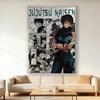 1pc Jujutsu Kaisen Maki Zenin Wall Tapestry  Anime Manga Art Wall Hanging for Bedroom Dorm Living Room Fan Decor
