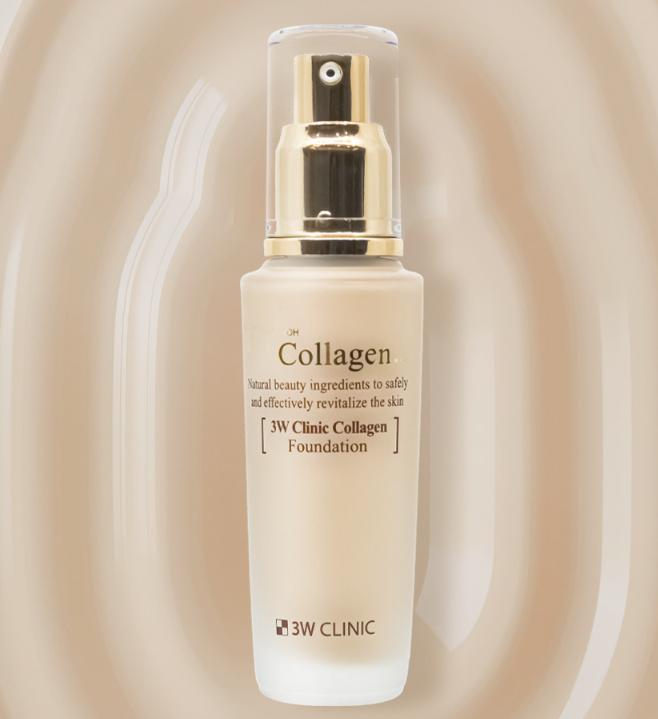 3W Clinic Collagen Foundation – 50ml (#21 / #23)
