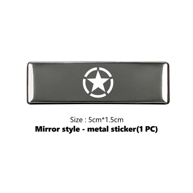 3D Metal Sticker Car Logo Rear Trunk Body Emblem Stickers Decal For Jeep Grand Cherokee Patriot Renegade Compass Wrangler AMR1