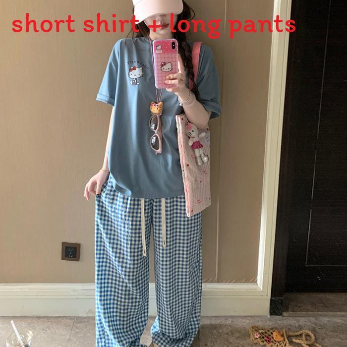 Cotton Sleepwear Set For Women Summer Comfort Lounge Casual