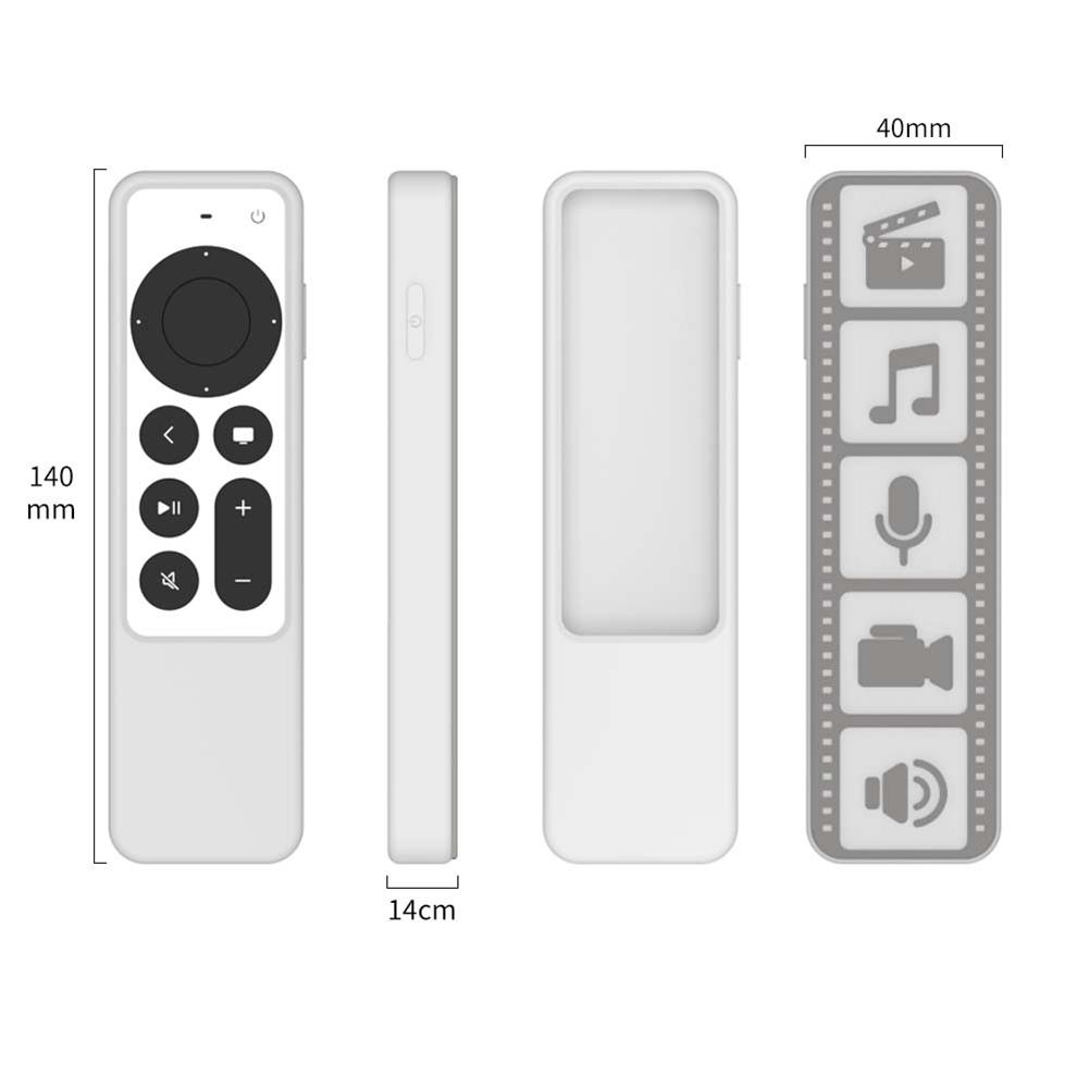Remote Control Cover Silicone with Lanyard Remote Control Housing for Tv 4k 2026 Tv Remote Control Cover