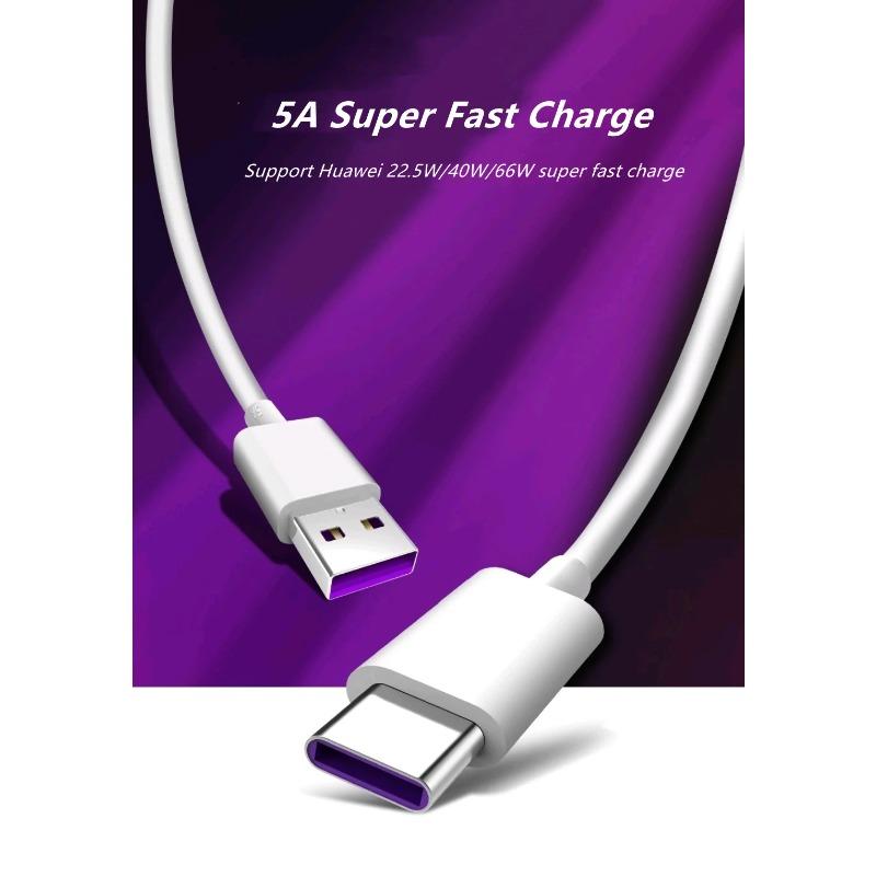 5A USB Typ C Kabel Für Mate 60 20 P50 P40 P30 Pro Lite 40W 480Mbps Schnellladekabel USB-C Typ-C Kabel