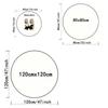 Gothic Skull Spiral Round Rug Dark Illusion Carpet Creepy MacabreHalloween Skull Circle Floor Mat for Living Room Decor