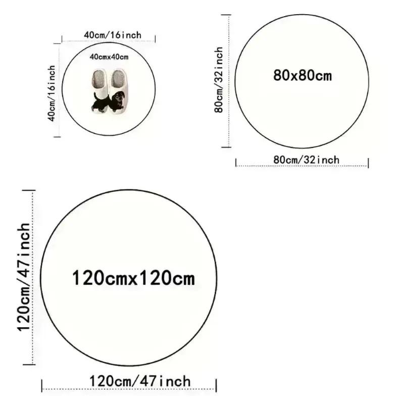 Gothic Skull Spiral Round Rug Dark Illusion Carpet Creepy MacabreHalloween Skull Circle Floor Mat for Living Room Decor