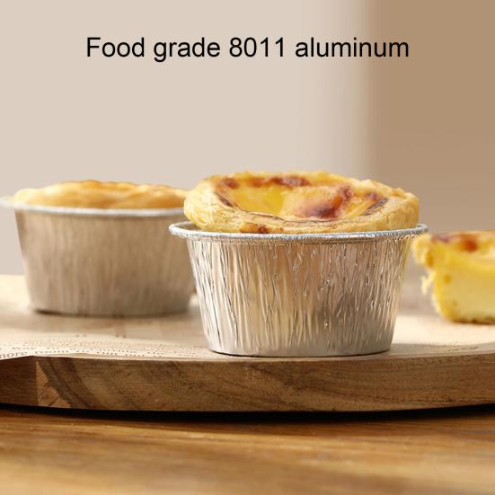 20Pcs Cupcake Cups Food Grade Non-Stick Eco-friendly Heat-Resistant Waterproof Aluminum Foil Cupcake Cups Baking Liners Home Supplies