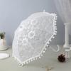 CALLARON Lace Long Lightweight Can be Used as a Sun Stylish Embroidered Perfect for Bridal Photography Tea and Dances Women's Umbrella, 47cm, 107g,