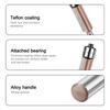 Pack of 4 Double Bushing Trim Shaping Slicers Set Tall Carbon Metal Woodworking Milling Divisions for Face Polishing and Furniture Crafting